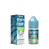 NEW RELEASE! GREEN APPLE ICE DRIP'N FROZEN SERIES E-LIQUID - 20mg/mL nicotine strength , 30ml e-liquid and 40vg/60pg ratio.Buy now at MV